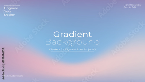 Modern Aesthetic Soft Pink and Peach Pastel Mesh Gradient Background , Elegant pink and peach blurred gradient background, perfect for aesthetic and minimal designs.