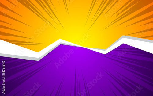 Comic style Versus Fight background design. Vector illustration.