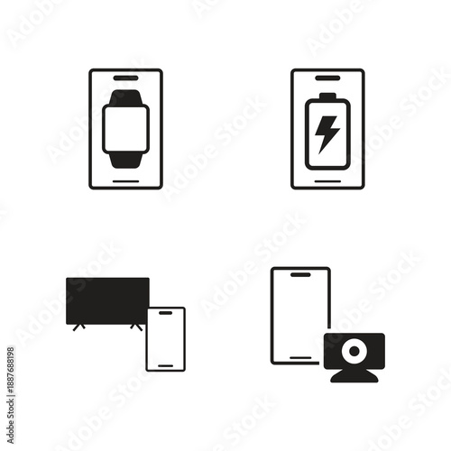 Mobile hardware accessory connectivity solid set