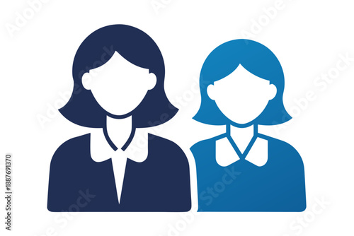 Empowered Female Teacher Silhouette, Academic and Professional Vector Art