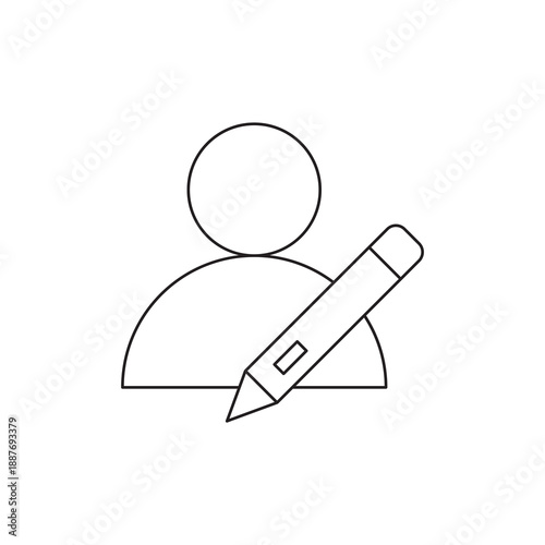 Edit User Profile Pen Writing Icon
