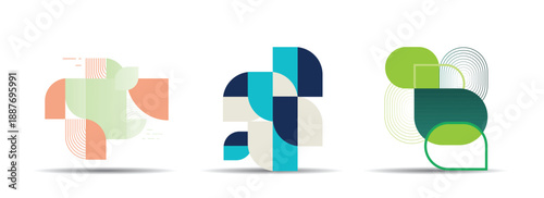 Set web banner for social media, mobile apps, sale banner template, vector illustrations.