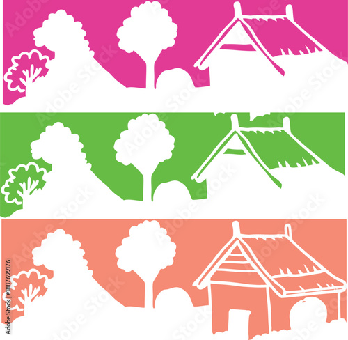 The most wanted colorfull  house