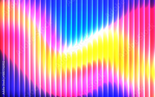 Abstract dynamic wave liquid fluid mesh pattern color black background with glass effect