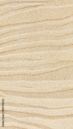 Wavy Sand Background With Natural Lines Texture And Soft Beige Tones. Concept of Summer Beach Backgrounds, Travel Visuals, Zen Garden Inspiration, Spa Branding Elements, And Organic Surface Design