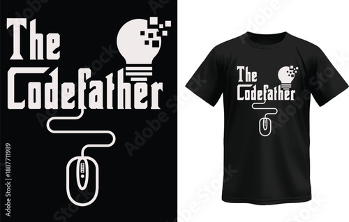The Codefather – Funny Programmer Parody T-Shirt for Developers
