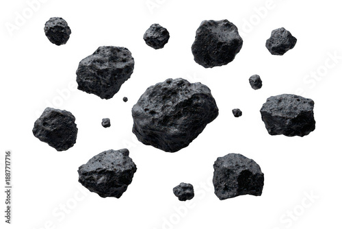A collection of rocks of various sizes
