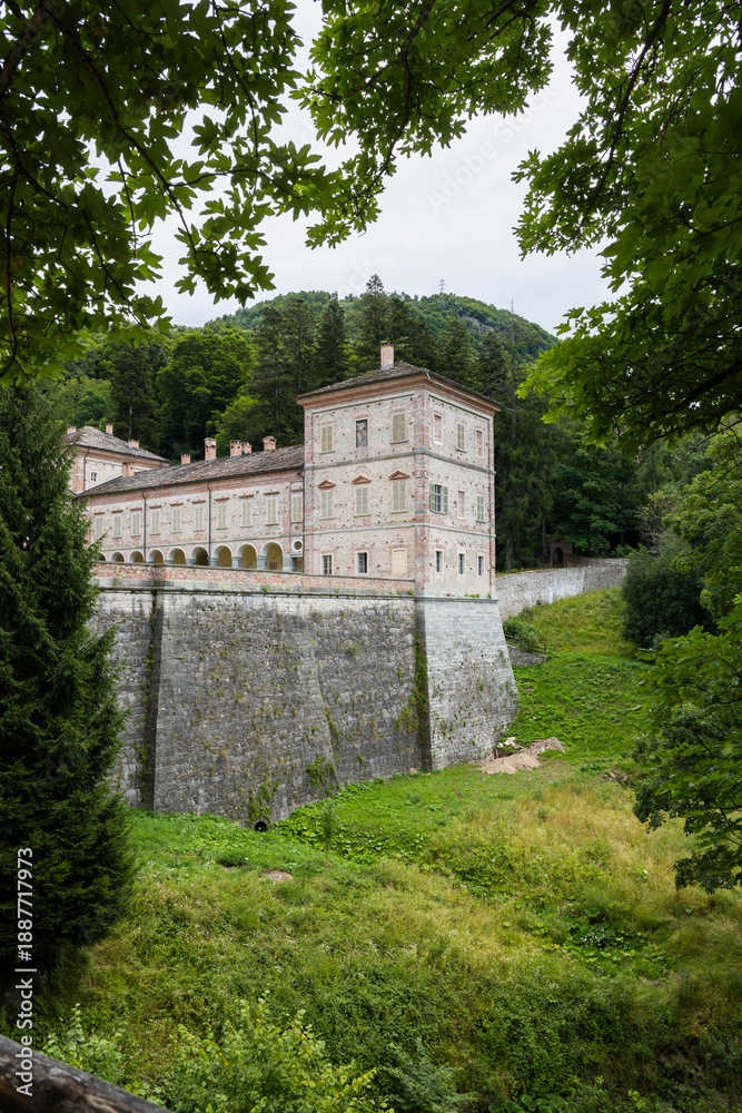 Naklejka premium Castello di Casotto in Garessio, Piedmont, Italy
