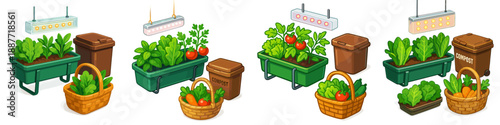 Gardening essentials for urban vegetable cultivation and composting