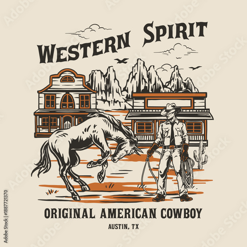 Western spirit in Austin Texas