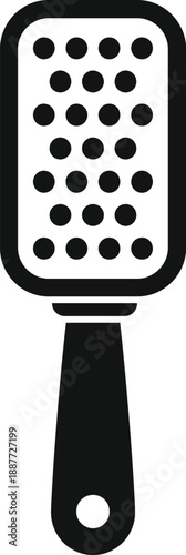 Foot grater icon representing a tool for removing dead skin and calluses