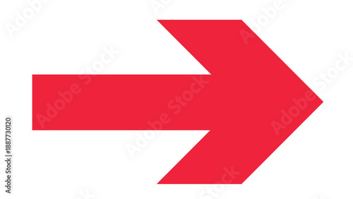 A solid red arrow pointing right on a white background, conveying a clear sense of direction, action, and forward movement for various applications. Free Download A solid red arrow pointing right on a white background, conveying a clear sense of direction, action, and forward movement for various applications. - GFXLoad