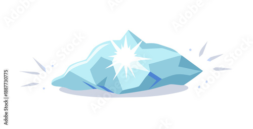 Ice crystal illustration