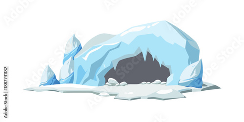 Iceberg in the arctic ocean