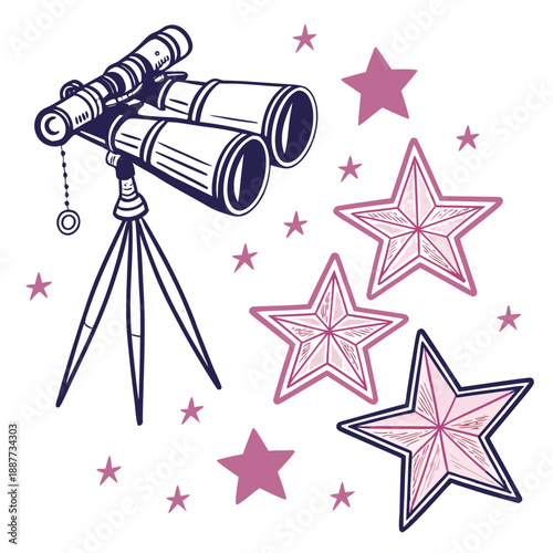 Stargazing with binoculars