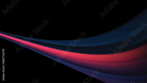 Abstract Red and Navy Blue Fluid Streak Design
Deep Crimson Wave on Black Background for Branding Modern Moody Gradient Flow Texture for Presentation