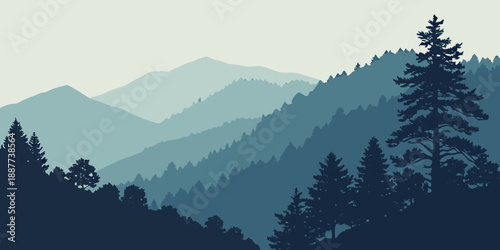 Serene mountain landscape