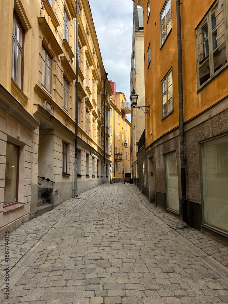Obraz premium landscape in Gamla Stan, Stockholm, Sweden
