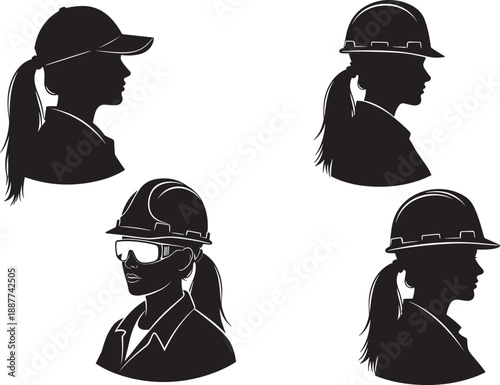 Black and white bulldozer silhouette isolated on white background representing heavy construction machinery, industrial earthmoving equipment, civil engineering projects, and land development 