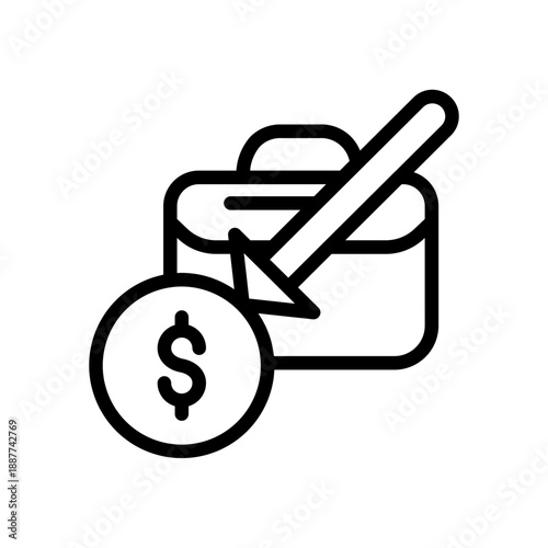 Economic Recession Briefcase 37