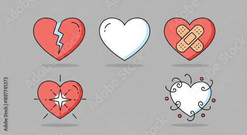 Stylized flat design of a cozy cabin in a snowy forest, warm light emanating from windows, evoking winter comfort and holiday cheer.