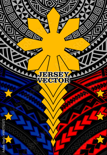 Photos Polynesian mandala background...