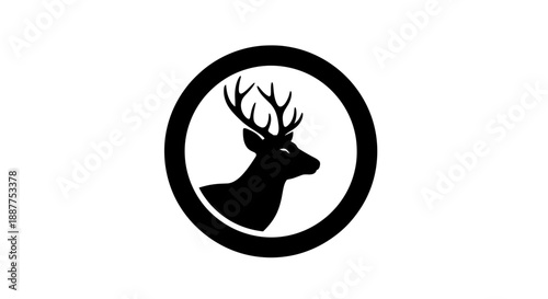 deer silhouette vector