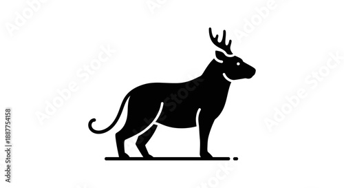 deer silhouette vector