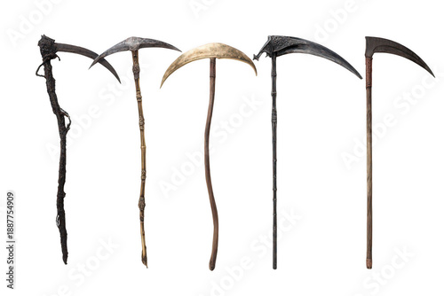 A collection of six different types of swords