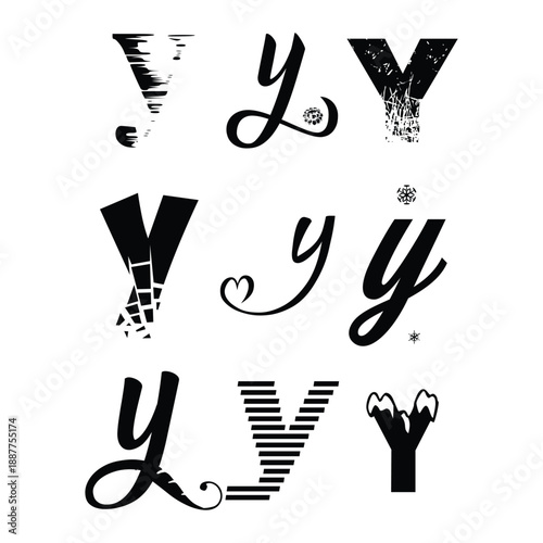 Y comma logo mark, Y comma letter branding, Y comma typographic logo, Y comma refined logo, Y comma exclusive branding, Y comma bespoke logo, Y comma monogram identity, Y comma visual branding, Y comm