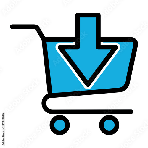 Instant Retail Icon from Cyber Monday Icon Collection (Solid Color Lineal Style)