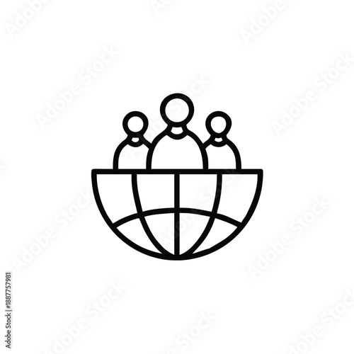 Worldwide Community People Group Inside Globe