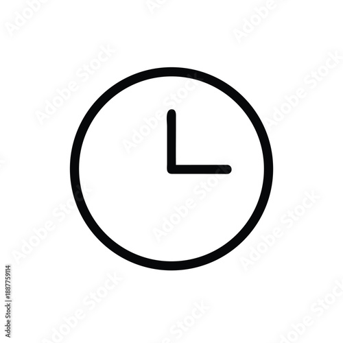 Clock Time Watch Schedule UI Icon
