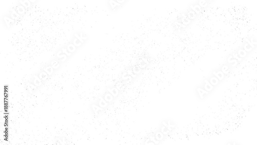 Dirty dust grain texture overlay with vintage grunge background feel. Speckled grit noise texture on white with distressed backdrop style. 