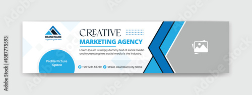 Digital marketing linkedin cover Template