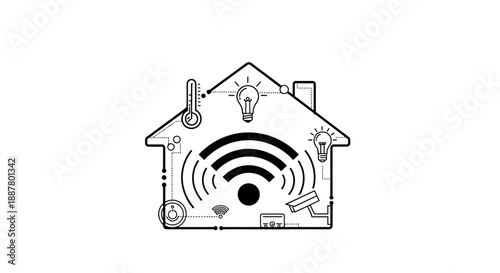 Smart Home Automation System Control.