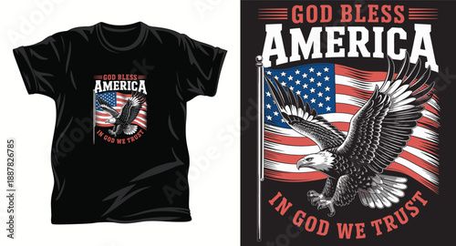 American eagles graphic vector t shirt design print.