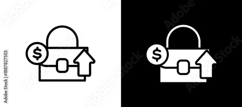 Career Path whiteblack icon