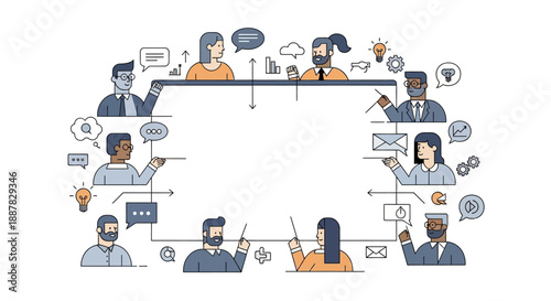Diverse Team Dynamics: Visualizing Cross-Functional Workflow and Strategic Communication Process