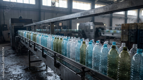 Bottles En Route to Recycling – Industrial Sorting Line for Post-Consumer Plastic Waste