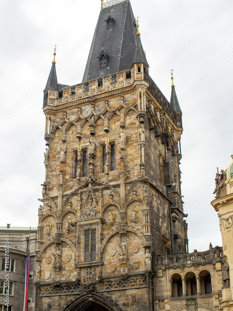Fototapeta premium Historic building Powder tower in Prague Czech Republic