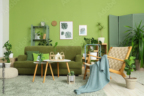 Interior of stylish living ...