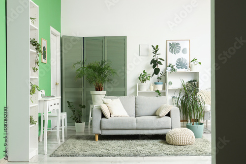Interior of stylish living ...