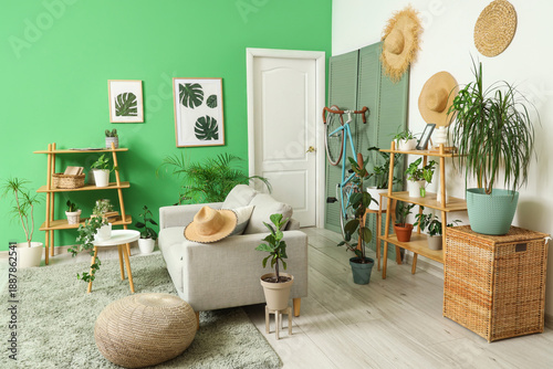 Interior of modern living r...