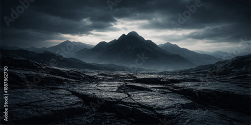 A beautiful sunset glows over the snow-covered peak of Mount Hood Oregon, reflecting vibrant clouds in the calm lake water of this winter mountain landscape