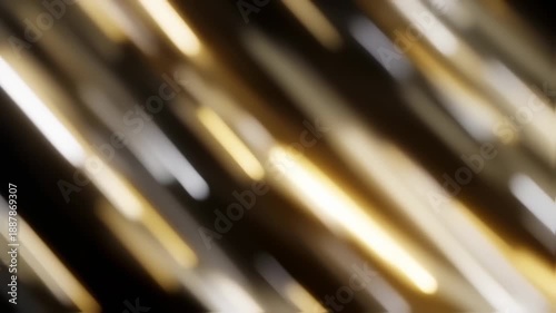 Smooth light waves flowing through a dark environment in a video captured from a dynamic viewpoint