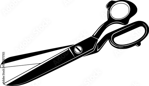 Professional Fabric Shears Tailor Scissors Silhouette
