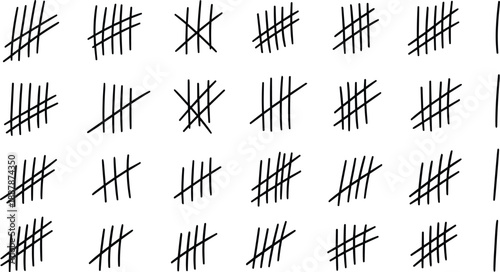 Black lines on white background forming a pattern abstract geometric