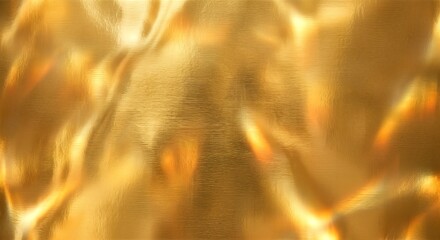 Solid gold background texture, lustrous, scratched, moving metallic surface. Elegant and luxury.