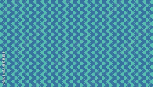 High-quality seamless vector backdrop featuring a sophisticated teal link tessellation. Dynamic pattern for software interfaces, marine-themed branding, and modern wallpaper
